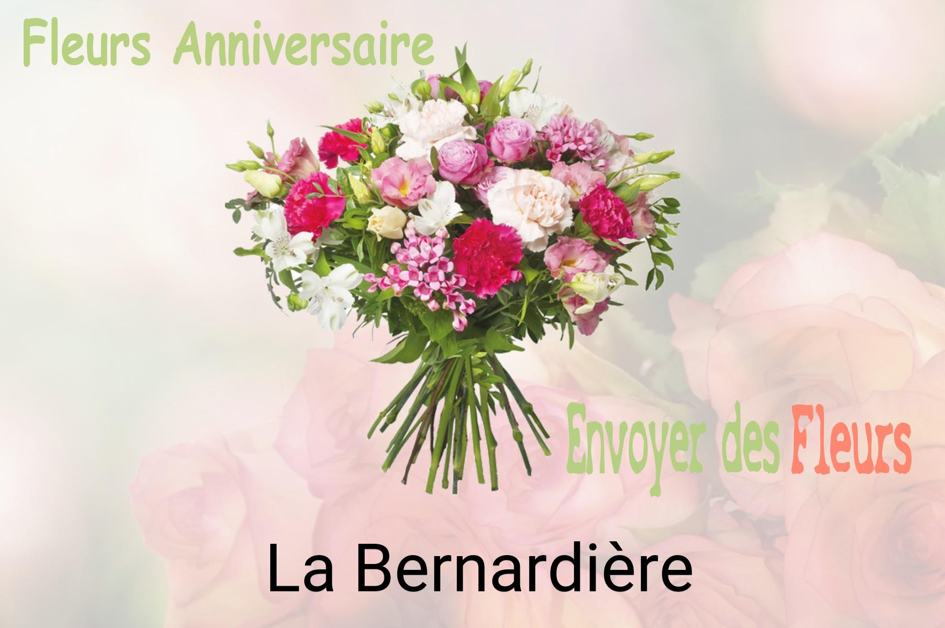 Bouquet de fleurs d’anniversaire livré à La Bernardière